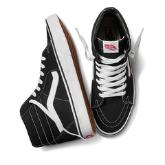 TENIS VANS SK8-HI BLACK/WHITE - comprar online