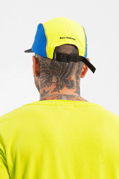 BONE BAW FIVE PANEL ELIPSE PRETO/VERDE NEON - comprar online