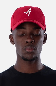 BONE DAD HAT APPROVE X NEW ERA CLASSIC VERMELHO E BRANCO V2