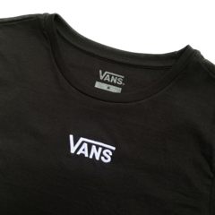 CROPPED VANS FLYING V CREW BLACK - comprar online