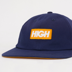 BONE HIGH 6PANEL LOGO NAVY ORANGE na internet