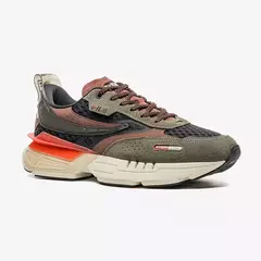 TENIS FILA RENNO RACER 2000 OLIVA/MARROM/VERMELHO - comprar online