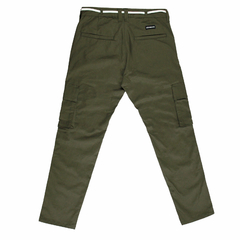 CALÇA CARGO HOCKS CENTRAL VERDE MILITAR LARGE