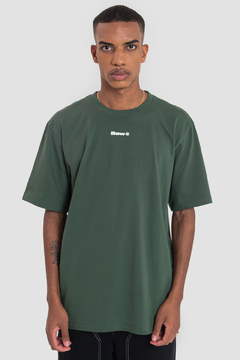 CAMISETA BAW SELFIE LOGO VERDE