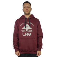 MOLETOM LRG CANGURU EXTRA ORIGINAL ROOTS BORDO