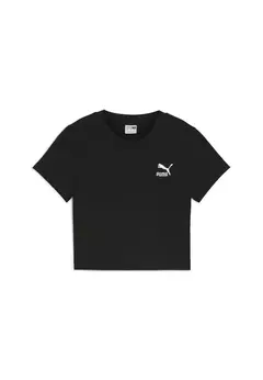 CROPPED PUMA CLASSICS BABY TEE BLACK