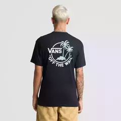 CAMISETA VANS CLASSIC MINI DUAL PALM ISS BLACK ICEBERG GREEN - comprar online