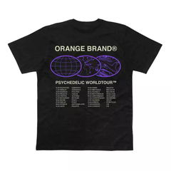 CAMISETA ORANGE PSYCHEDELIC WORLDTOUR BLACK - comprar online