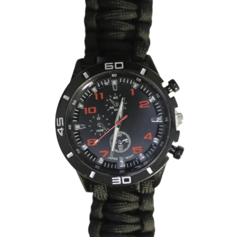 RELOJ PULSERA PARACORD