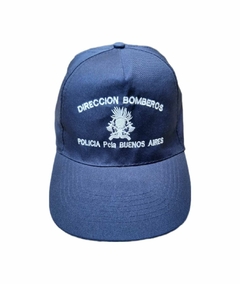 gorra azul bomberos