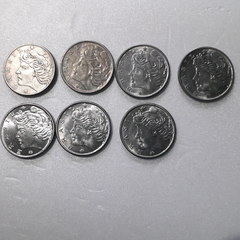 Moedas de 20 Centavos de 1967 à 1979 Cupro-Níquel / Aço Inox Serie Completa - comprar online