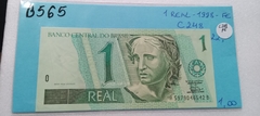 Cédula de 1 Real de 1998 C 248 Serie A 5979046542 B Chancelas de Pedro S. Malan e Gustavo Franco FLOR DE ESTAMPA