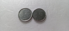 Moeda de 10 Centavos de 1995 Aço Inox com CUNHO TROCADO de 5 Centavos Catalogada ZE 01 - Mandrade Numismática