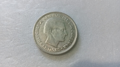 Moeda de 1 Peso de 1942 Uruguai Prata PO 10