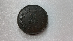 Moeda de 40 Réis de 1908 Bronze TT 03