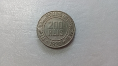 Moeda de 200 Réis de 1920 Cuproníquel CNI 44