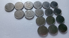 Moedas de 1 Real de 1994 e 50/25 94/95 e 10/5/1 de 94/95/96/97 serie Completa sem a FAO ( Moedas Circuladas ) FF 04 - comprar online