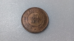 Moeda de 40 Réis de 1900 Bronze MJ 07