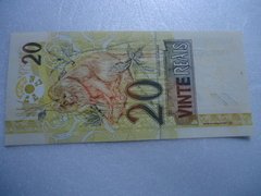 Cédula de 20 Reais de 2002 C 302 1ª Serie A 0001065704 A chancelas de Pedro S.Malan e Armínio Fraga Neto Flor de Estampa - comprar online