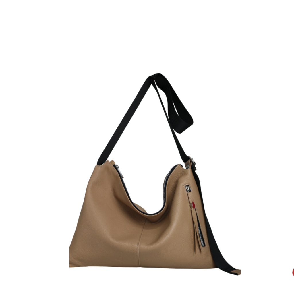 Bandolera Mediana Las Oreiro modelo o 1011 100 cuero