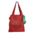 Bolso Las Oreiro Labios Tachas Rojo O976 100% cuero