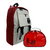 Mochila kipling 2 bolsillos Y033 rojo + cartuchera neceser de Regalo!!