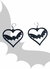 Aros "Love Bat" - comprar online