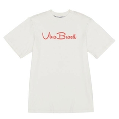 Camiseta Festival Viva Brasil Off White