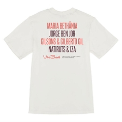 Camiseta Festival Viva Brasil Off White - comprar online