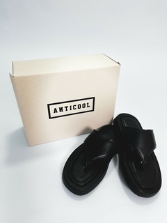 Sandália Flat Anticool Preta - comprar online