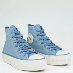 Tênis Converse Chuck Taylor All Star Lift Hi Workwear Azul - comprar online
