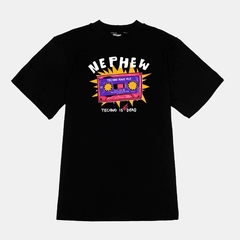 Camiseta Nephew Techno Is Not Dead Preta