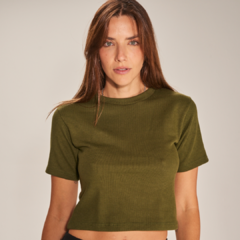 Baby Look Tricot Champy Anticool Verde