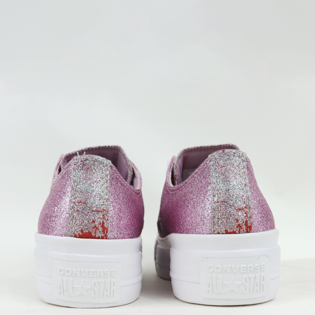 Converse plataforma glitter top