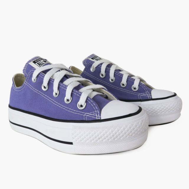 Converse lilas plataforma 2025