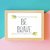 Quadro Infantil Frase Be Brave Flechas