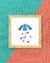 Quadro Infantil Guarda-chuva - comprar online