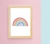 Quadro Infantil Arco-íris Colors na internet