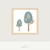 Quadro Infantil Árvore Bosque - comprar online