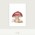 Quadro Cogumelo aquarela bosque boho - comprar online