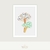 Quadro Infantil Cogumelos Florescer - Verde - comprar online