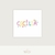 Quadro Infantil Nome Personalizado Scandi Colors na internet