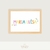 Quadro Infantil Nome Personalizado Scandi Colors - Quadrinhos da Paula | Loja de Quadros Infantis e Decoração