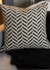 Almofada Chevron Black & White Quadrada - comprar online