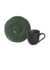 Conjunto C/ 6 Xícaras de Café C/ 6 Pires Orgânico Stoneware Arauco 120ML - comprar online