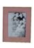 Porta Retrato Rosé com Detalhes Dourados Pequeno - Cazachic | Almofadas Exclusivas