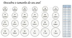 Aliança Reta 10mm 2 friso 1 zircônia (Moeda) - Artesanaly Joias