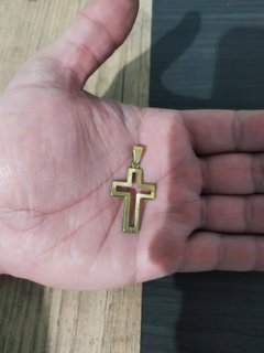 Pingente Crucifixo Vazado (Moeda) na internet