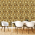 Sala decorada por Papel de Parede 3D Geométrico Dourado - 9,50 metros | 156-360103S - Ciça Braga