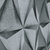 Efeito do Papel de Parede Geométrico 3D Cinza com Leve Brilho para Decoração de Sala - Coleção Lord II - 360104 | 9,50 metros | Cola Grátis - Ciça Braga